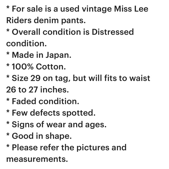 Vintage 70s Miss Lee Riders - Picture 9 of 10